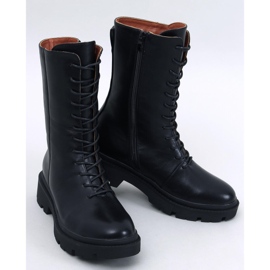 Heap Nero ankelboots med snörning svart 1