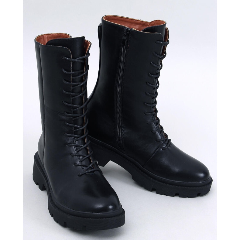 Heap Nero ankelboots med snörning svart 1