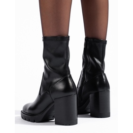 W. Potocki Eleganta svarta ankelstövlar för kvinnor från Potocki 1