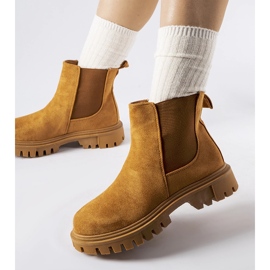 Davenport karamell slip-on ankelboots brun 1