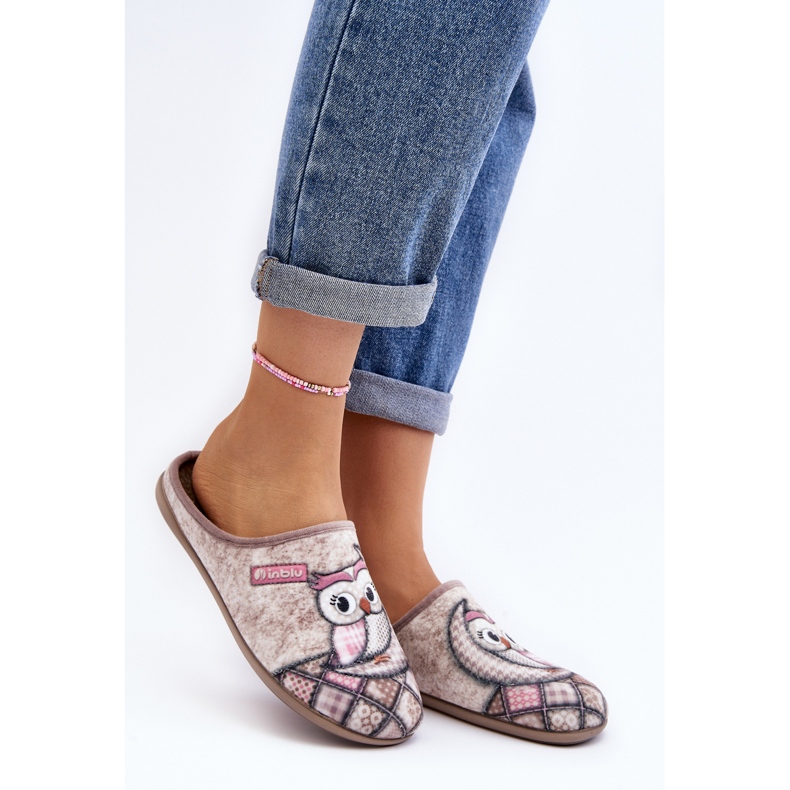 Hem Flipflops Owl Inblu Flipflops GF000018 Beige 2