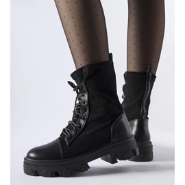 Svarta slip-on arbetare med Tarces bindning 1