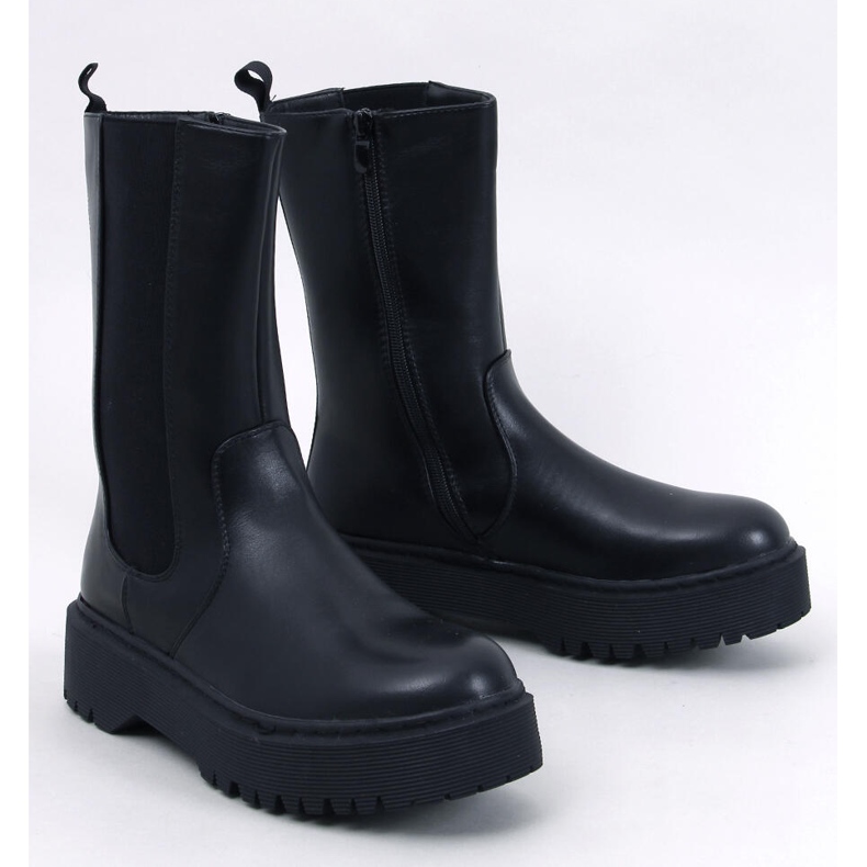 Stoute Black platå Chelsea boots svart 1