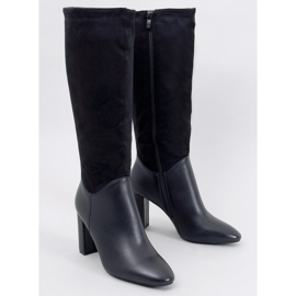 Klassiska Neita Black högklackade stövlar svart 1