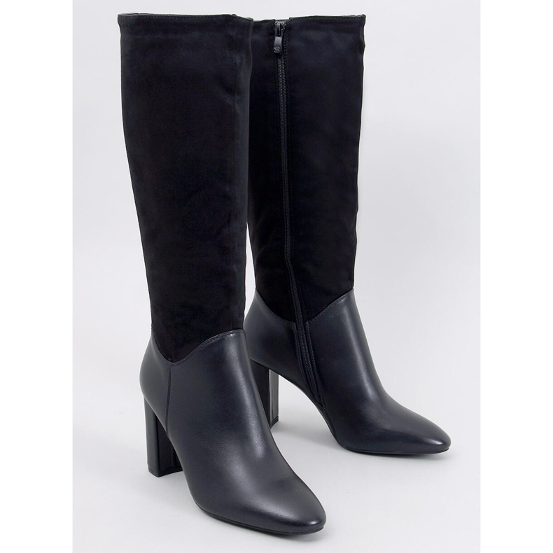 Klassiska Neita Black högklackade stövlar svart 1