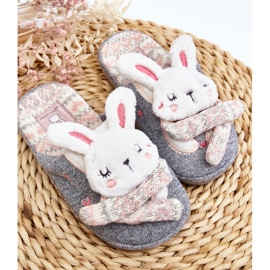 Barntofflor med tjocka sulor Grå Dasca 2