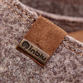 Inblu Förebyggande tofflor för män SI000001 Beige 2