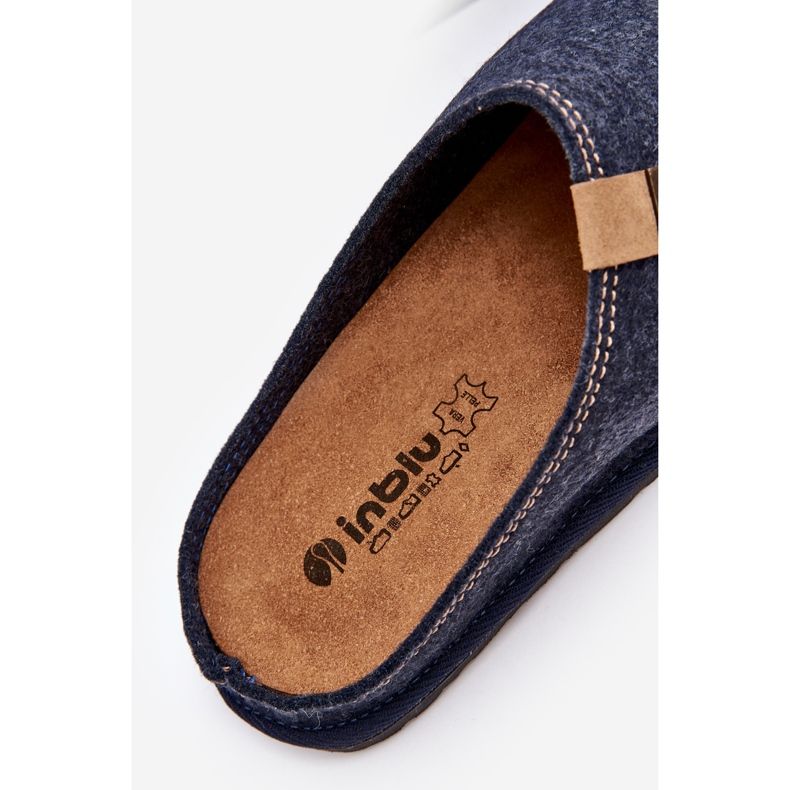 Inblu Förebyggande Tofflor för män SI000001 Marinblå 2