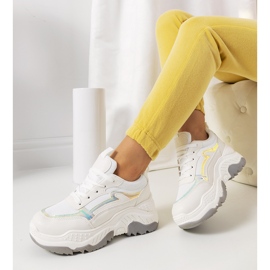 Beige Gossett sneakers vit 1