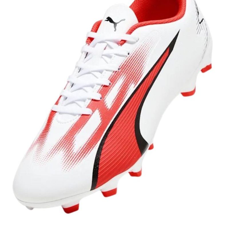 Puma Ultra Play FG/AG 107423 01 fotbollsskor vita 3