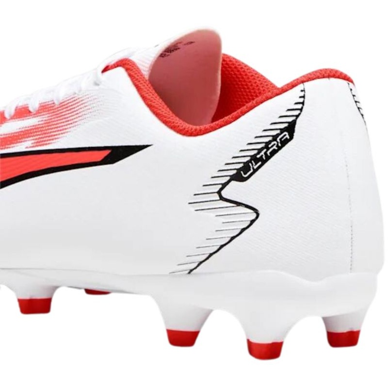 Puma Ultra Play FG/AG 107423 01 fotbollsskor vita 4