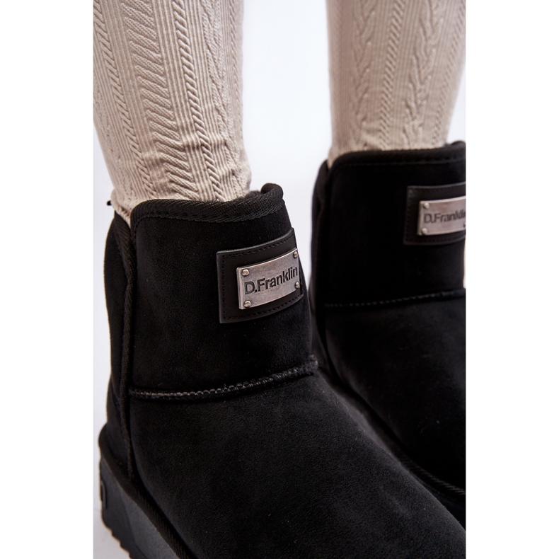 Vegan Waterproof Women's Snow Boots på D.Franklin Black Platform svart 3