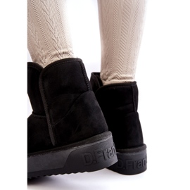 Vegan Waterproof Women's Snow Boots på D.Franklin Black Platform svart 4