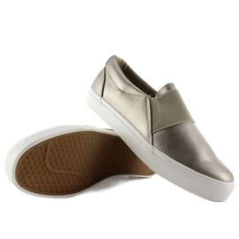 Slip-on sneakers med NB72P Gun Color gummi gul 2