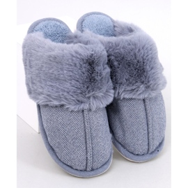 Herrtofflor Gregory Blue fiskben blå 1