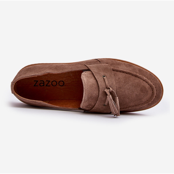 Mocka Loafers för män Skor Zazoo 1566 Brun 2