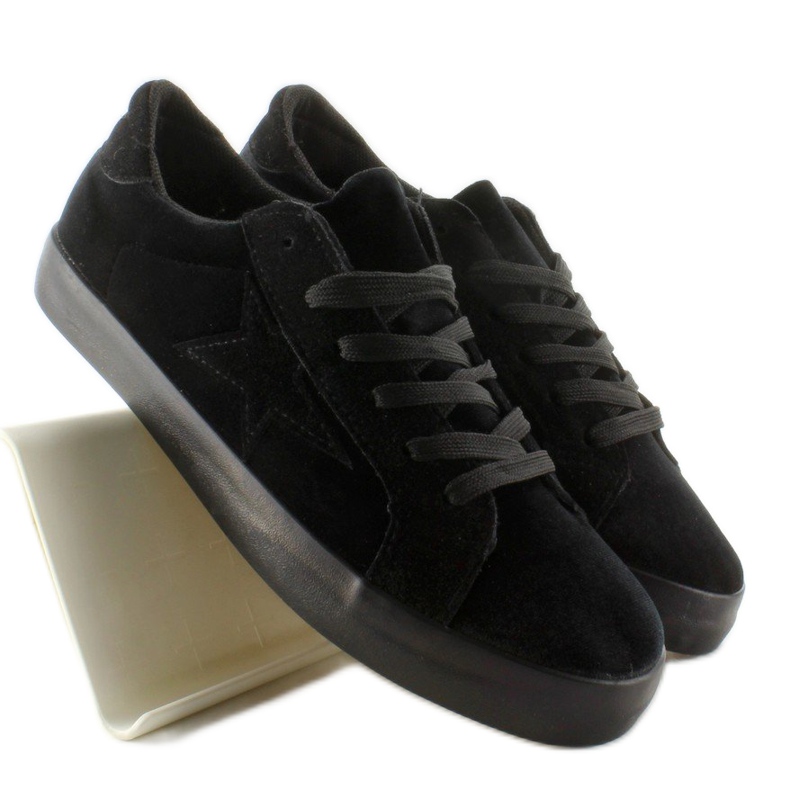 Sammet BL70P Svarta sneakers 1