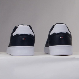 Tommy Hilfiger Court Cupsole Retro Lth Stripes skor M FM0FM04828 DW5 blå 2
