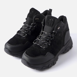 Svarta isolerade Ponte-stövlar i ekomocka för män 1