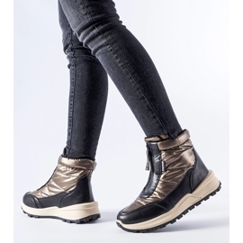 Ritterbruna isolerade snöstövlar med dragkedja 1