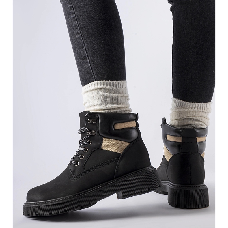 Svarta isolerade Bloomfield-stövlar 1