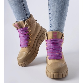 Bruna isolerade Ottiol plattformssneakers 1