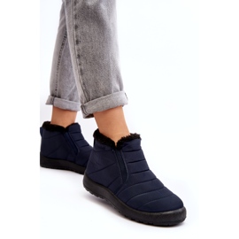 News Kvinnors marinblå snöstövlar 1