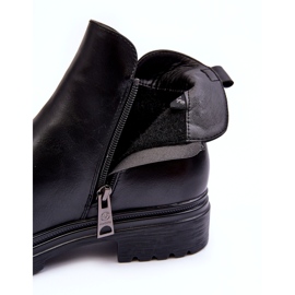 Kvinnors stövlar eko-läderisolerade svart 4