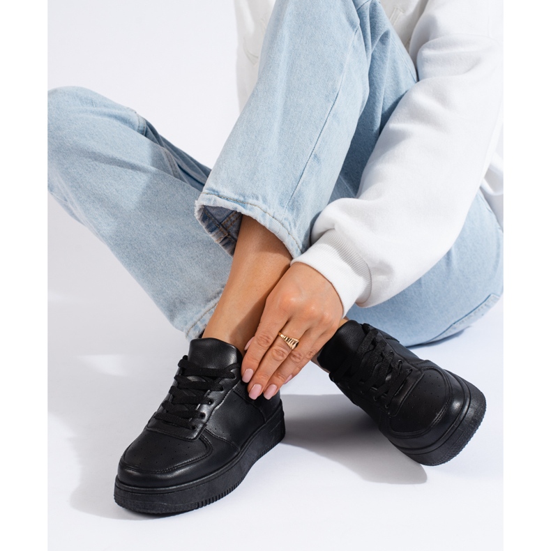 Svarta Shelovet sneakers för kvinnor 1