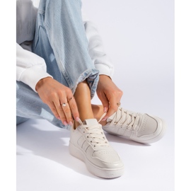 Beige Shelovet sneakers för kvinnor 1