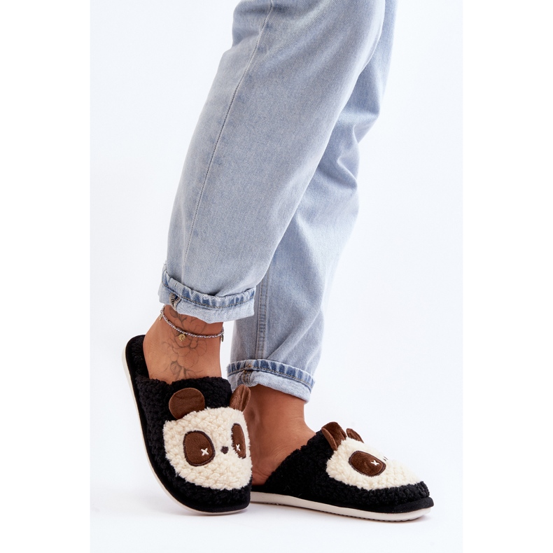 Varma damtofflor Svart Priseth 1