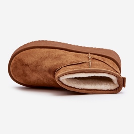 Snöskor för kvinnor med tjock sula Camel Caliksa brun 2