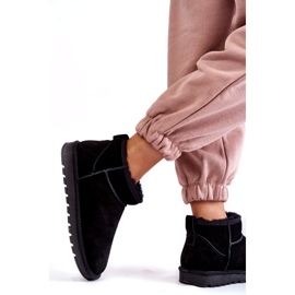 Kvinnors mocka lågisolerade snöstövlar svart 4