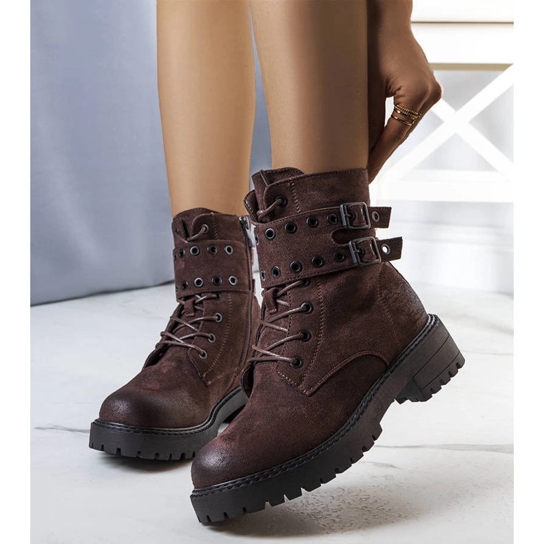 Mörkbruna Fallkirk-stövlar 1