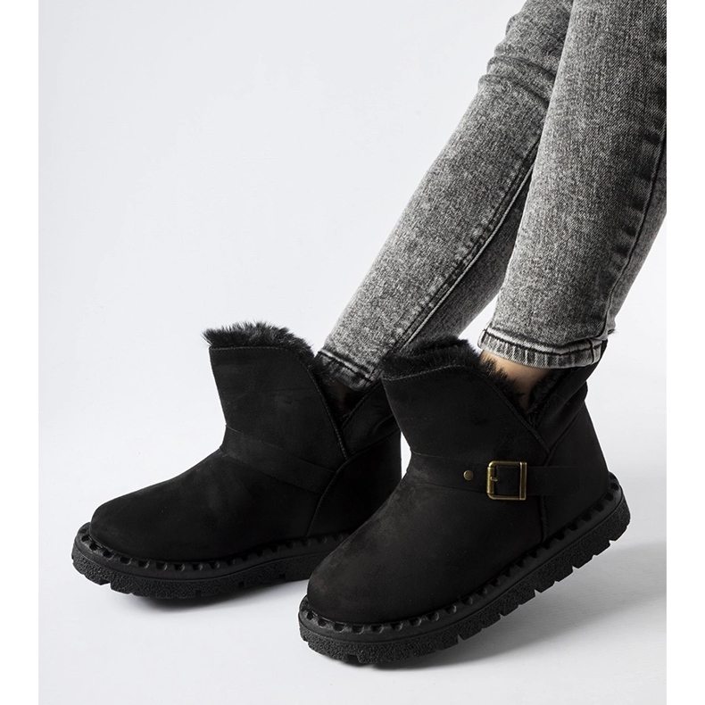 Svarta isolerade snökängor med Monal-utskärning 1