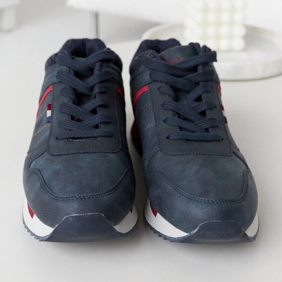 Marinblå sneakers Lee Cooper LCJ-21-29-0642M 1