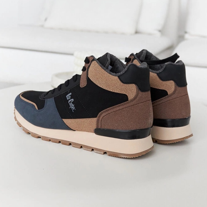 Lee Cooper Blå och bruna sneakers LCJ-23-31-3065M 1