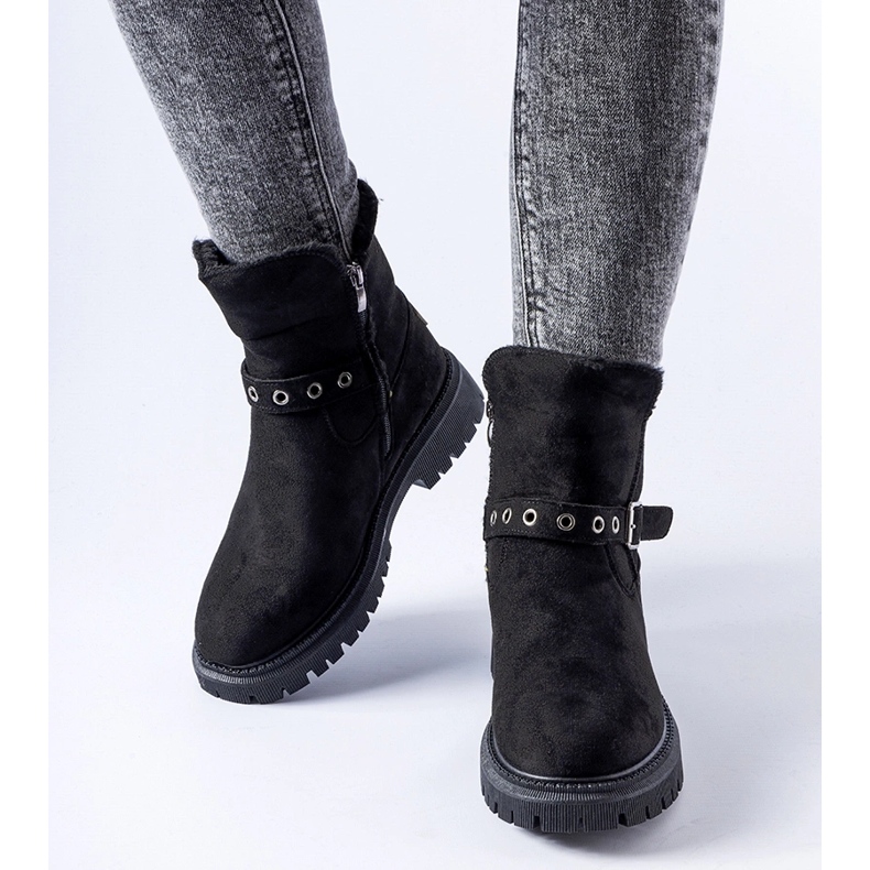 Svarta isolerade Gibsonia stövlar 1