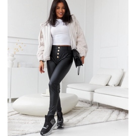 Svarta isolerade sneakers med Deleon glitter 1