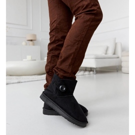 Snyder svarta korta isolerade snöstövlar 1