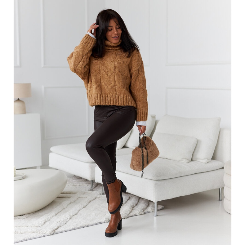 Bruna lågklackade ankelboots från Layman 1