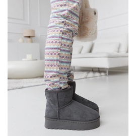 Grå isolerade snöstövlar på Tucson-plattformen 1