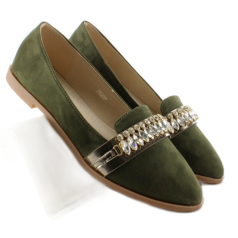 Eleganta herrar med cubic zirconias JH20P Grön 2