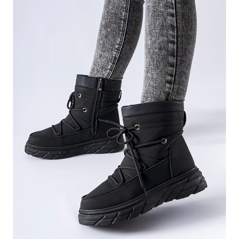 Svarta matt Jamison-isolerade snöstövlar 1