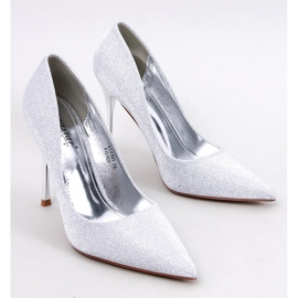 Glänsande höga klackar med Diamoi Silver-partiklar 1