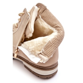 News Kvinnors läderisolerade stövlar Beige Bimena 1