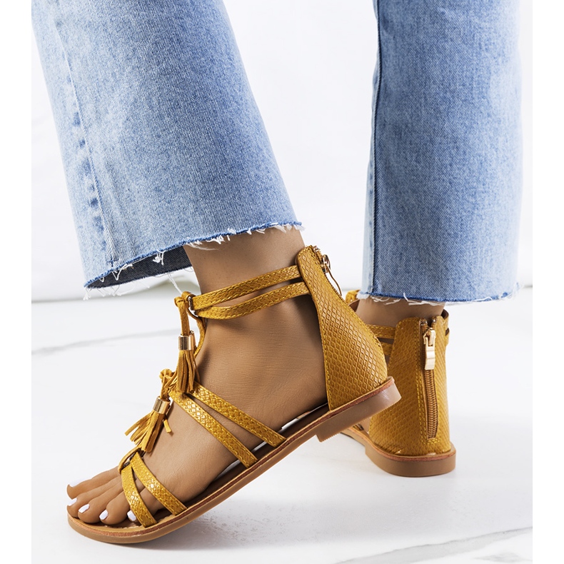 Gula Mantila damsandaler 1