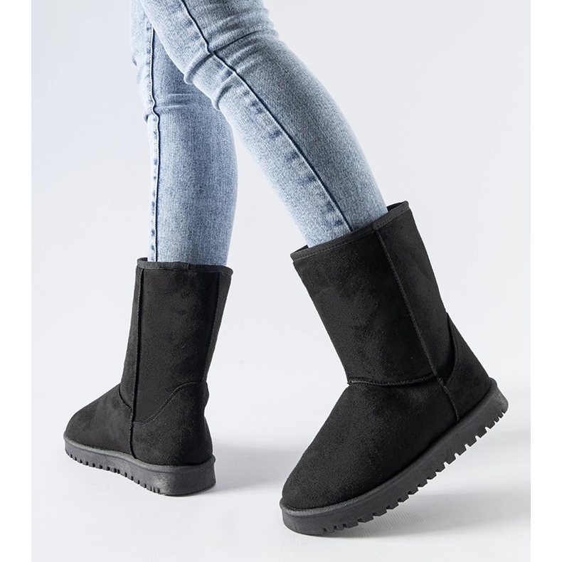 Svarta isolerade klassiska Ireneo snöstövlar 1