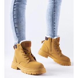 Bruna isolerade arbetarstövlar från Stevens 1