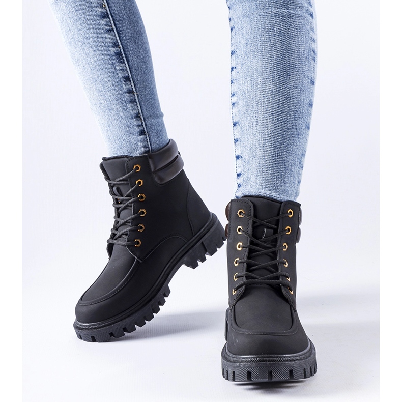 Svart isolerade matt Conroe arbetare 1